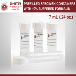 7 mL buffered formalin in peti vials