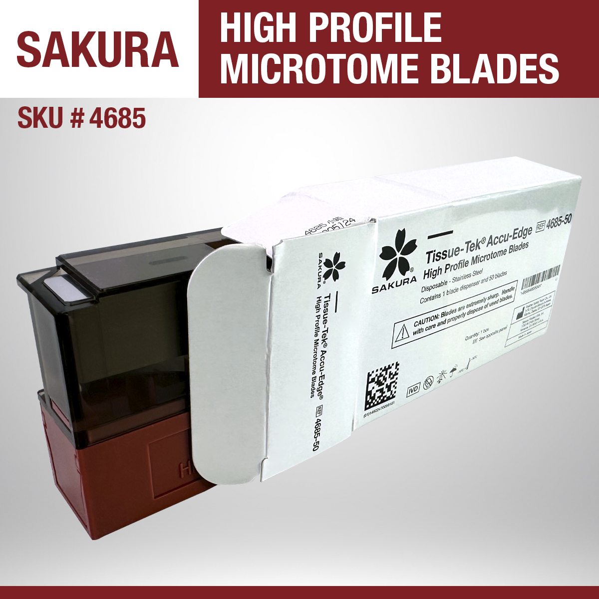 Sakura high profile blades coming out of the package