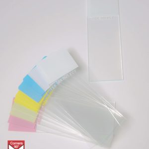 Microscope Slides, Clear Glass, 90° Corners