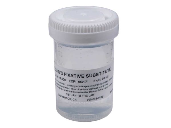 Tek-Select® Bouins Fixative Substitute, Prefilled Containers 3 Oz (90ml)