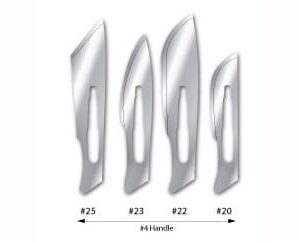 Surgical Scalpel Blades - Carbon Steel #22