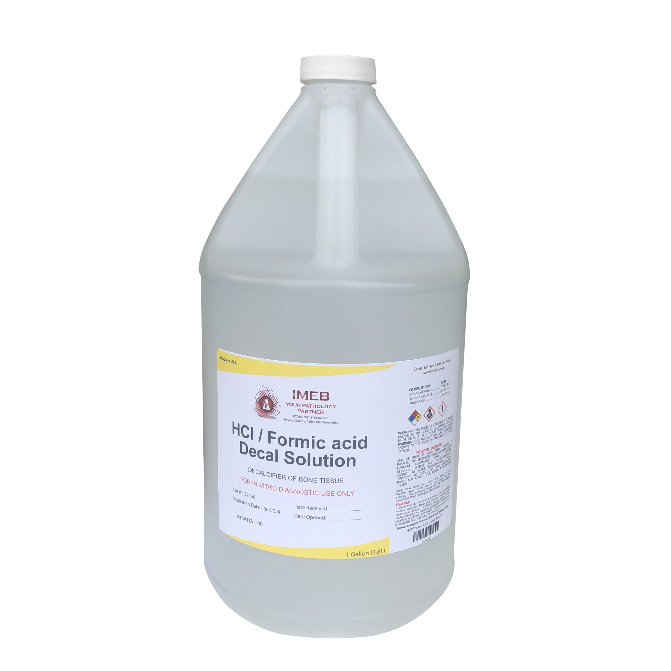 HA-100 HCI Formic Acid Decal Solution 1 Gallon