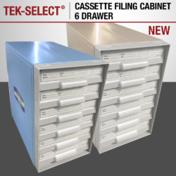 Tek-Select® Cassette Filing Cabinet 6 Drawer