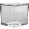 Glass Staining Jar With Ground-In Glass Lid