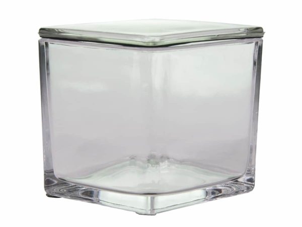 Glass Staining Jar With Ground-In Glass Lid
