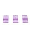 Lavender taped and stacked biopsy cassette