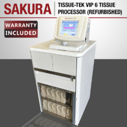 Sakura VIP 6 tissue processor for pathology and histology labs Includes a warranty