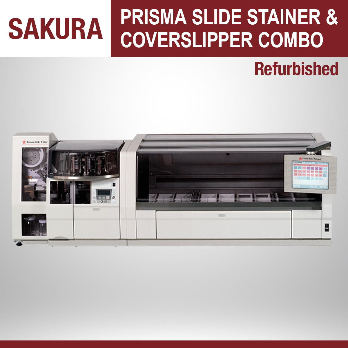 Sakura Prisma Slide Stainer Coverslipper Combo