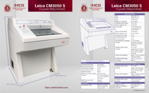 Leica CM3050 S Cryostat refurbished data sheet thumbnail