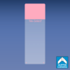 P-9252 Pink microscope slide