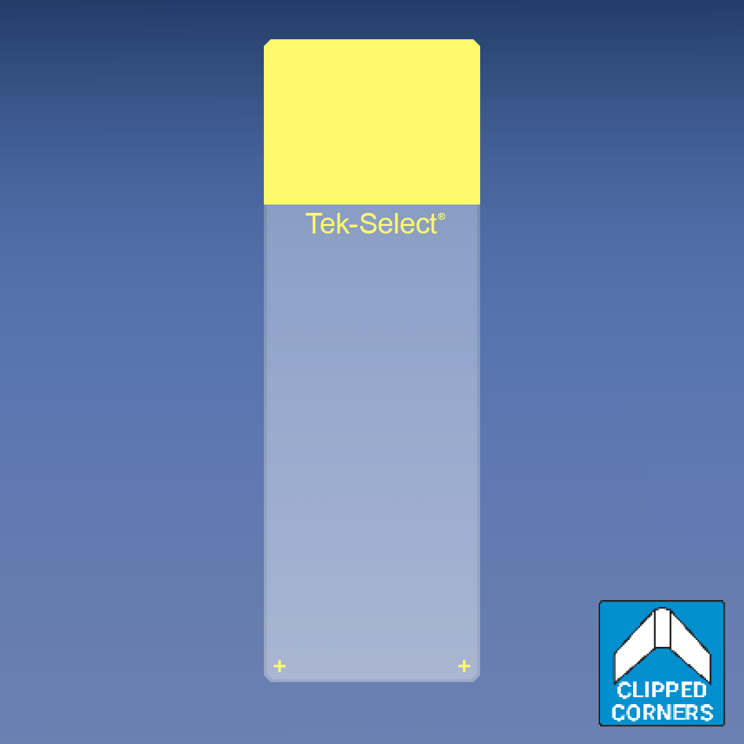 Y-9253 Yellow microscope slide