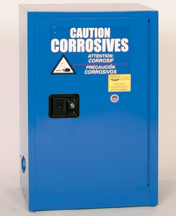 CRA-1925 Blue Cabinet Caution