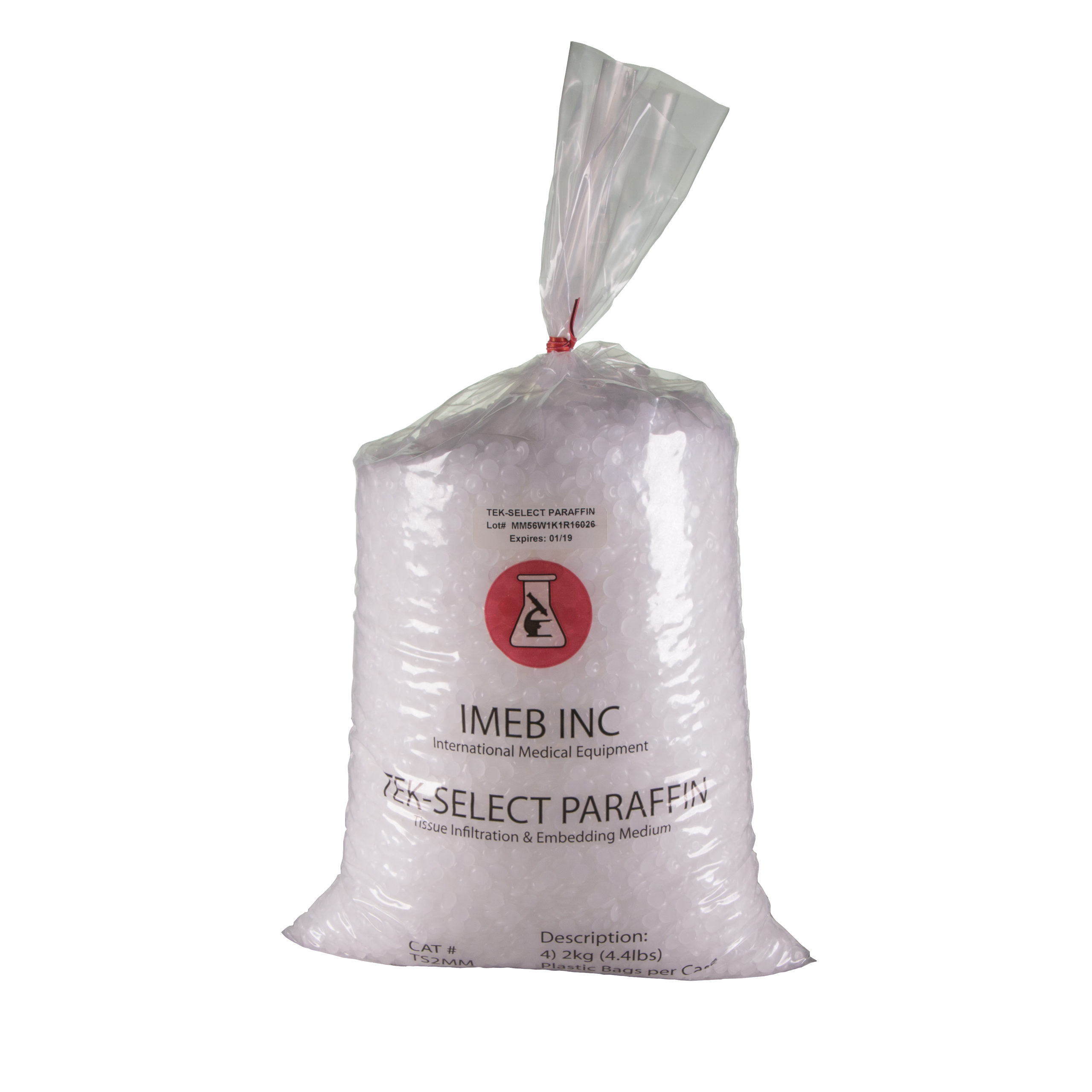 Tek Select® Ip Embedding Paraffin Four Bags 44 Lb Each Per Case