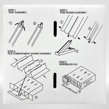 Carboard storage assembly instructions