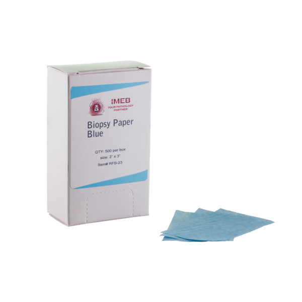 Redi-Fold Blue Biopsy Papers-2"x3", 500 per Pack