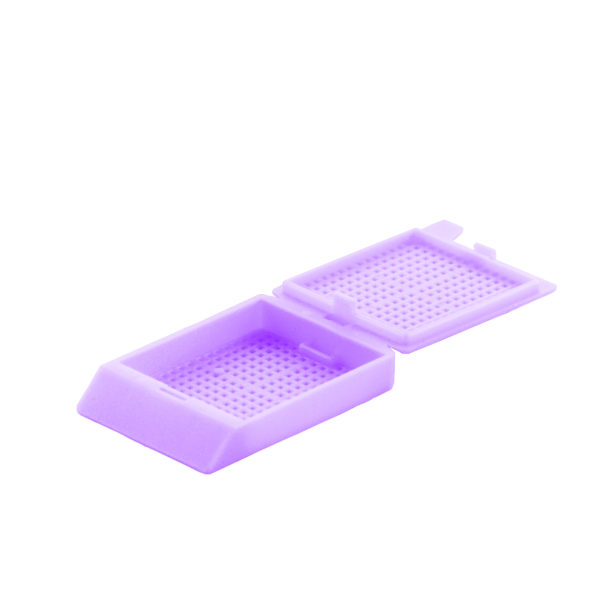 Lavender biopsy cassette