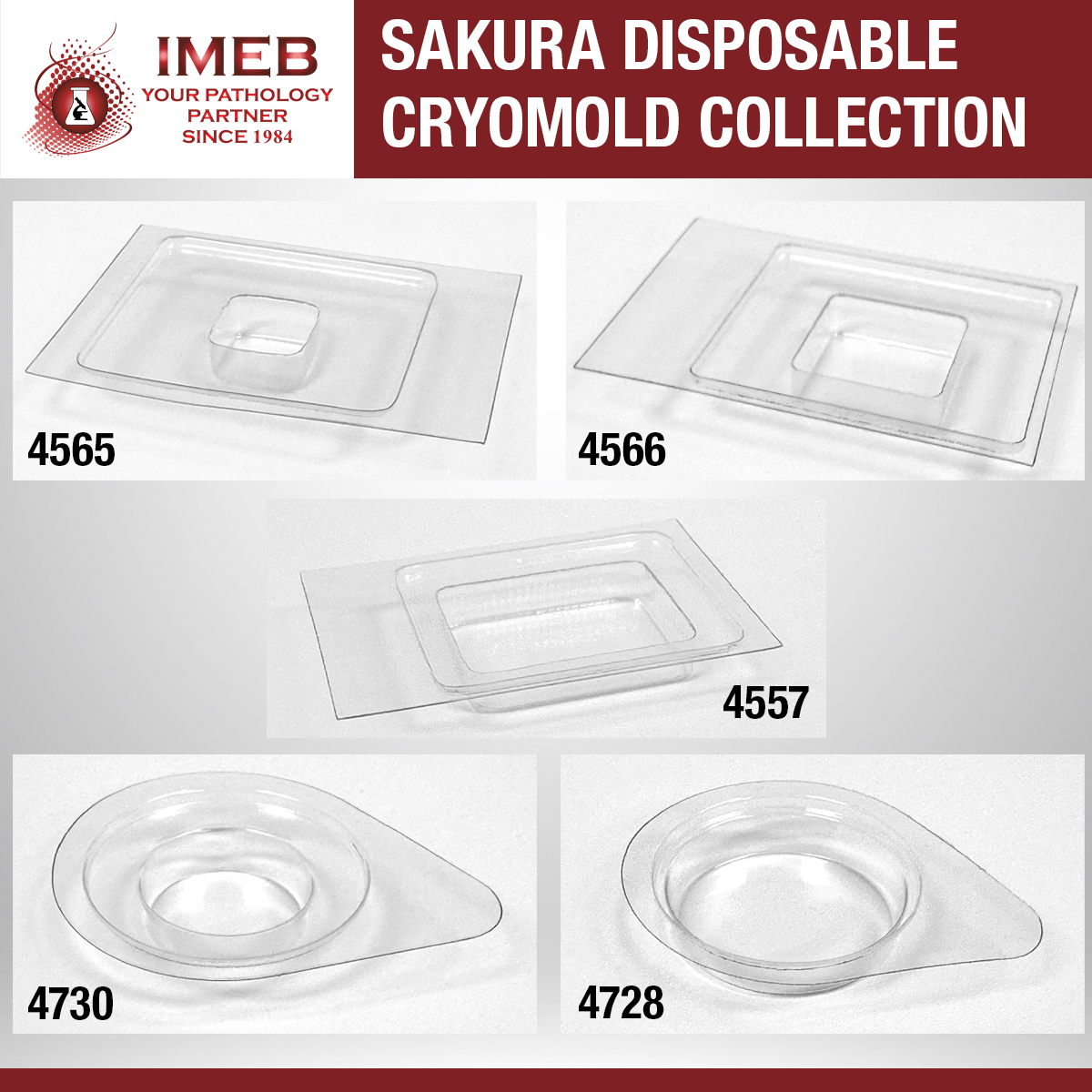 Sakura Disposable Cryomold Collection for cryostats
