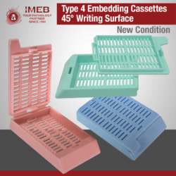 Type 4 Embedding Cassettes 45° Writing Surface group of 3 different colors