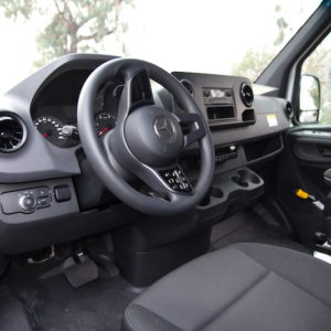 Drivers Seat of the IMEB MOHS Van