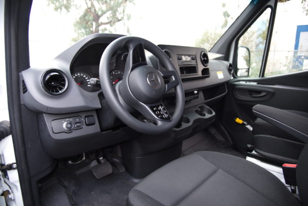 Drivers Seat of the IMEB MOHS Van