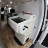 Inside the MOHS van with a Leica cryostat