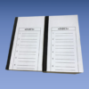 5 slide folder on a blue background