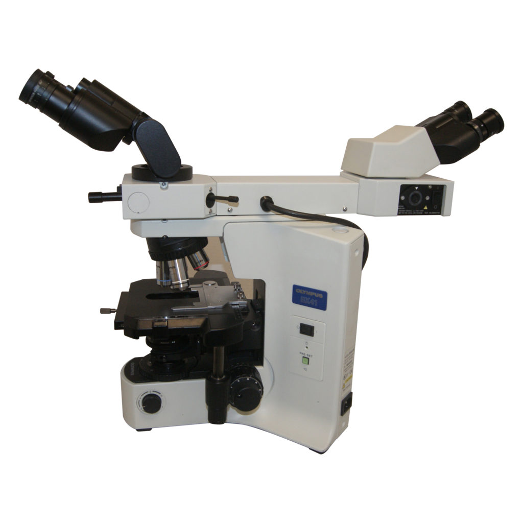 Olympus BX40 Microscope Dual, Face to Face