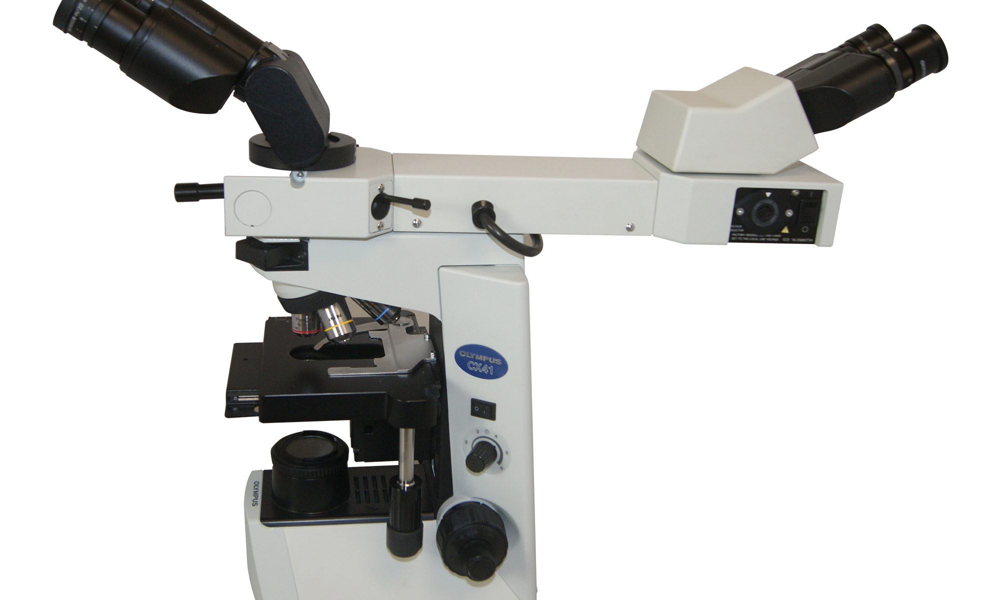 Olympus CX41 dual face to face microscope