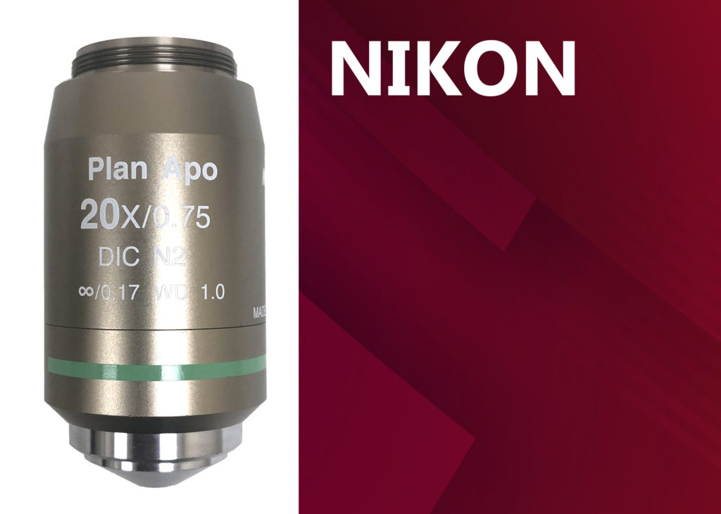 Nikon objectives selection