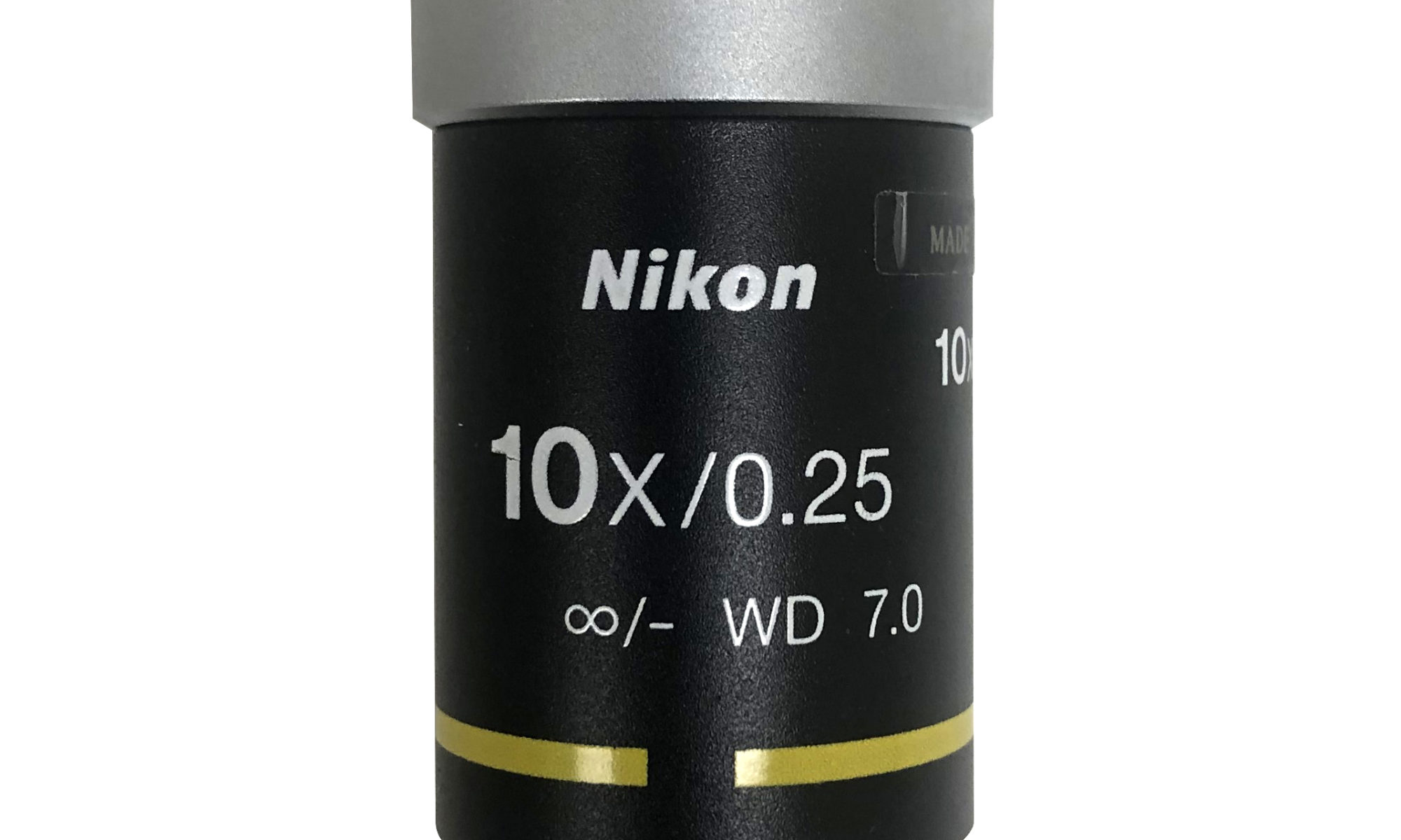 Nikon 10x/0.25 Objective for Microscopes Herop