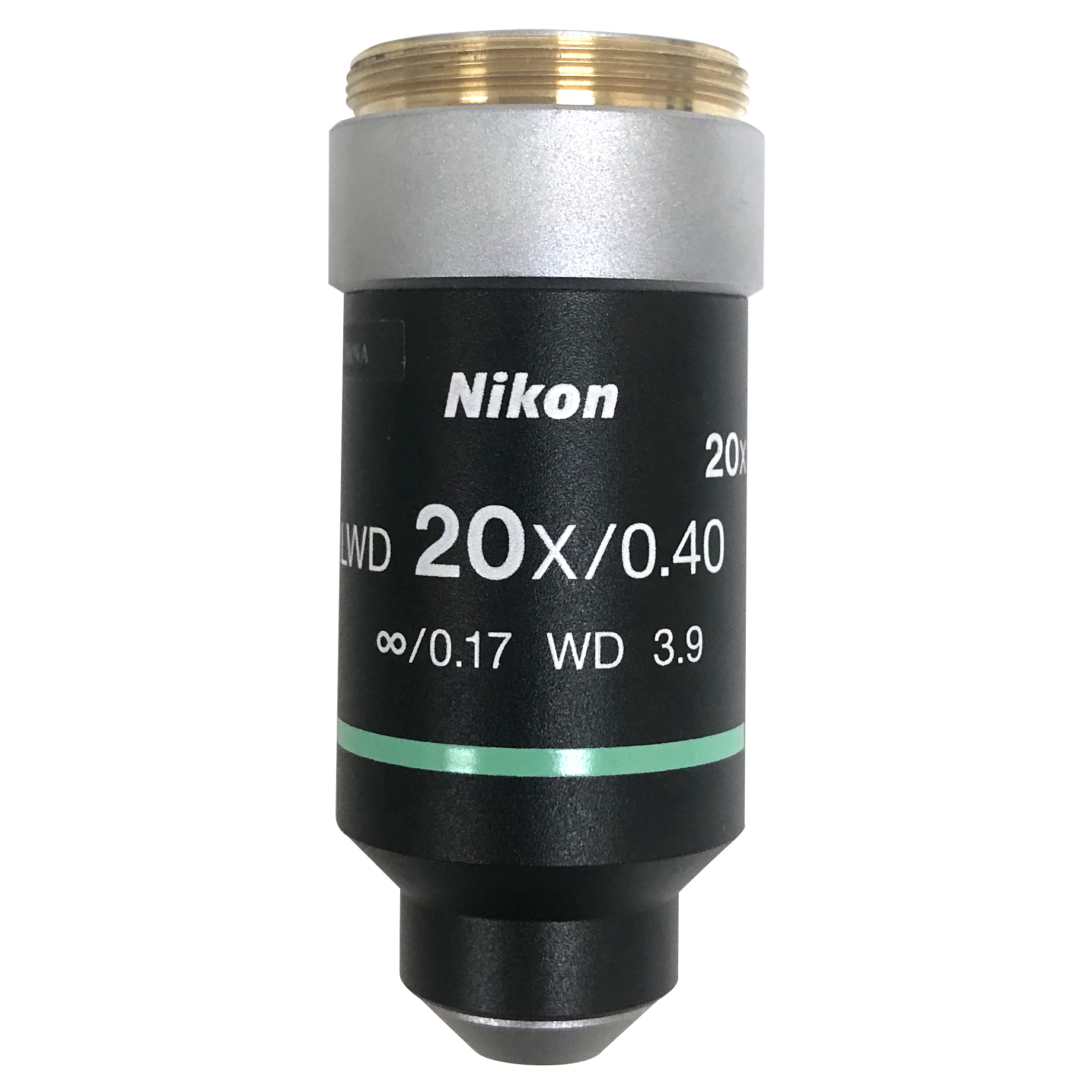 Nikon LWD 20X/0.40 w.d. 3.9 infinity microscope objective Hero