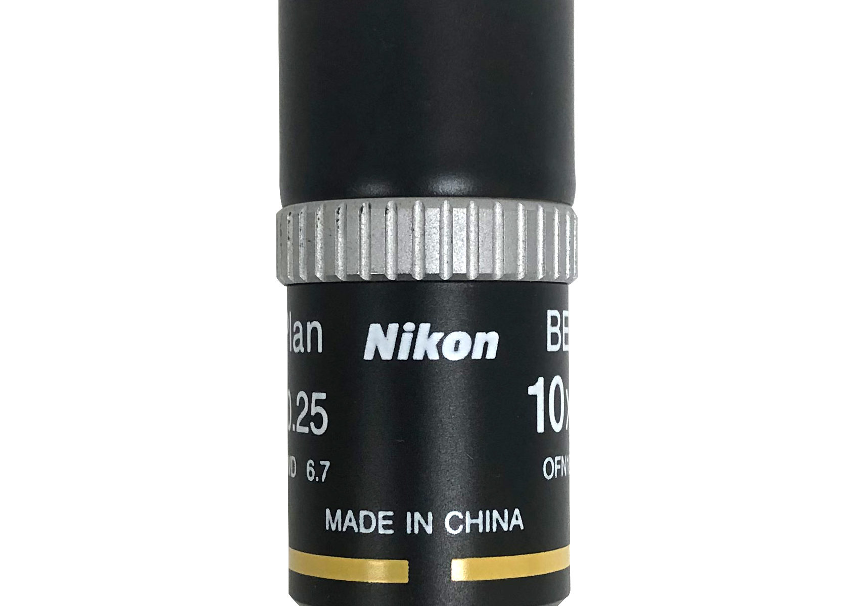 Nikon Objective BE Plan 10x/0.25 OFN18 WD 6.7 Hero