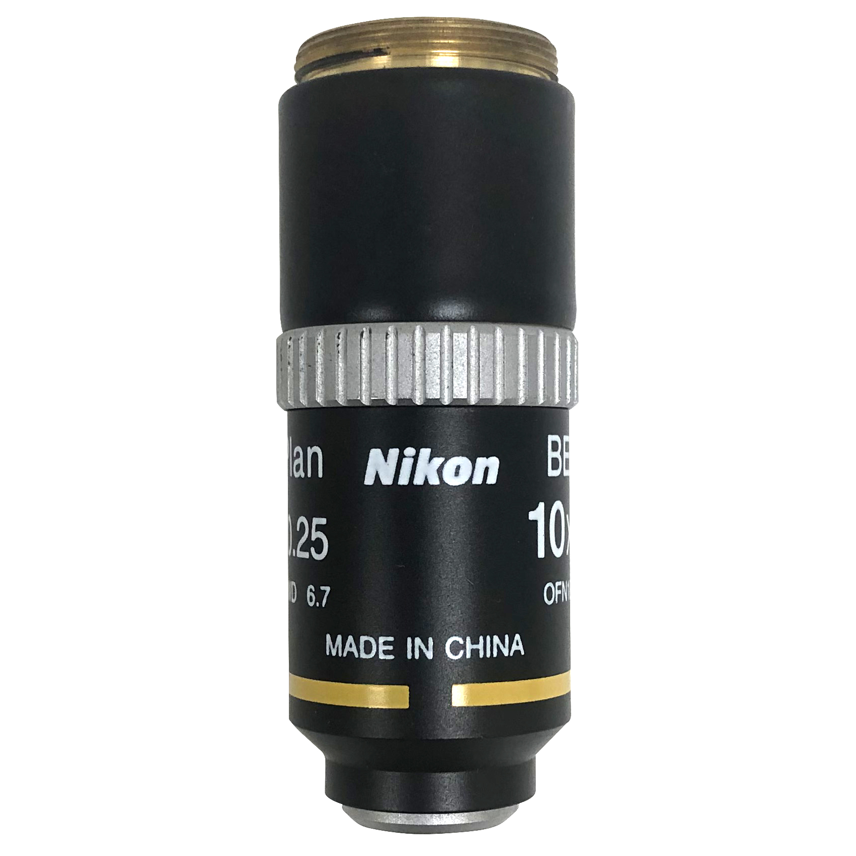 Nikon Objective BE Plan 10x/0.25 OFN18 WD 6.7 Hero