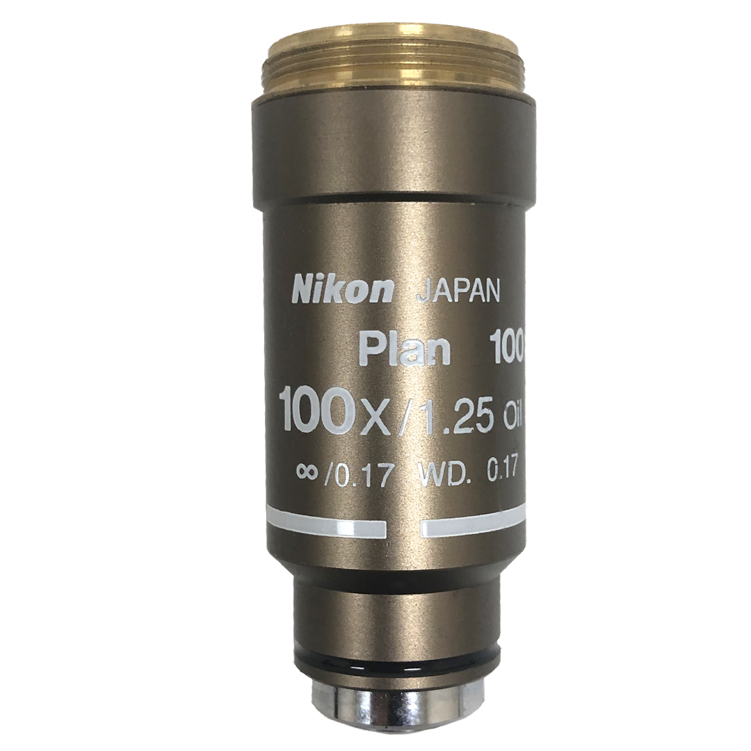 Nikon 100x Oil CFI Plan Achromat Microscope Objective Hero