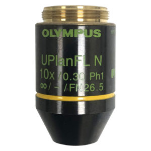 Olympus UPlanFL 10x/0.30na Ph1 Objective Hero