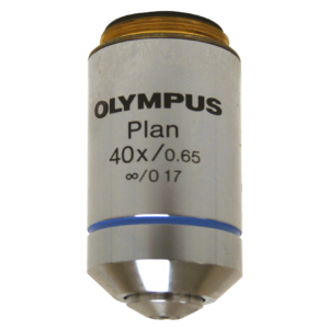 Olympus PLN Plan Achromat 40x Microscope Objective Alt View