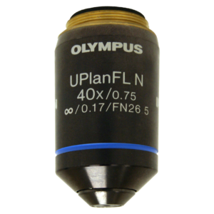 Olympus UPlanFL 40x Ph2 Phase Contrast Microscope Objective Alt View