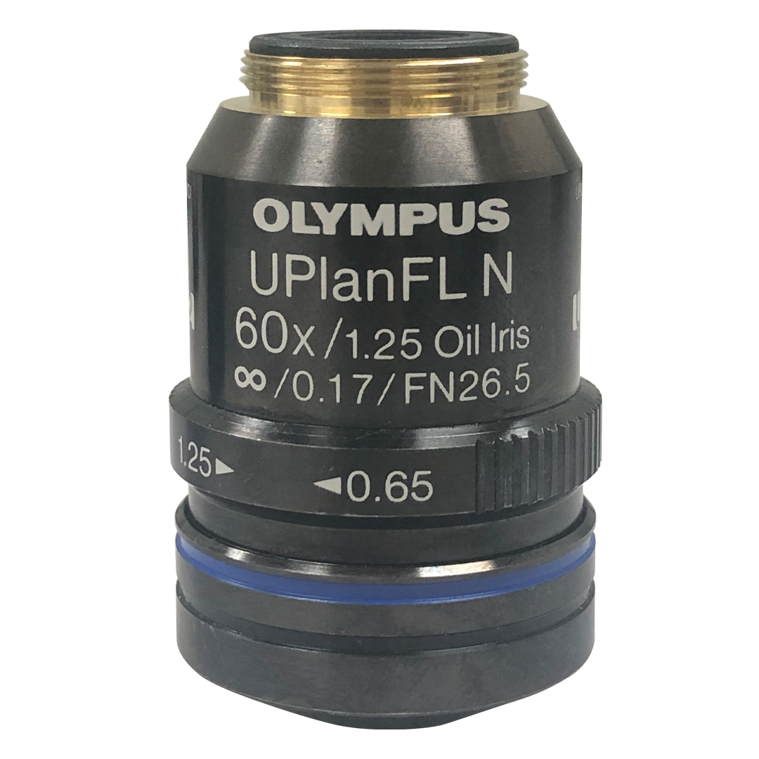 Olympus Microscope Objective Lens UPlanFL N 60x/1.25 Oil
