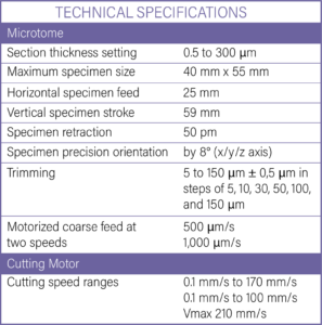 Specifications for the Leica CM3050 S 2