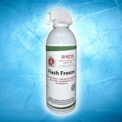 Flash Freeze One 10oz can on an icy blue background