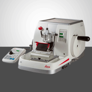 Histocore Autocut Microtome on a gray and white bakckground