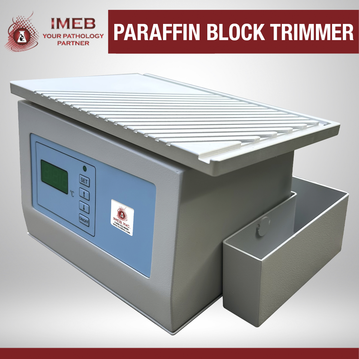 IMEB Paraffin block trimmer green switch