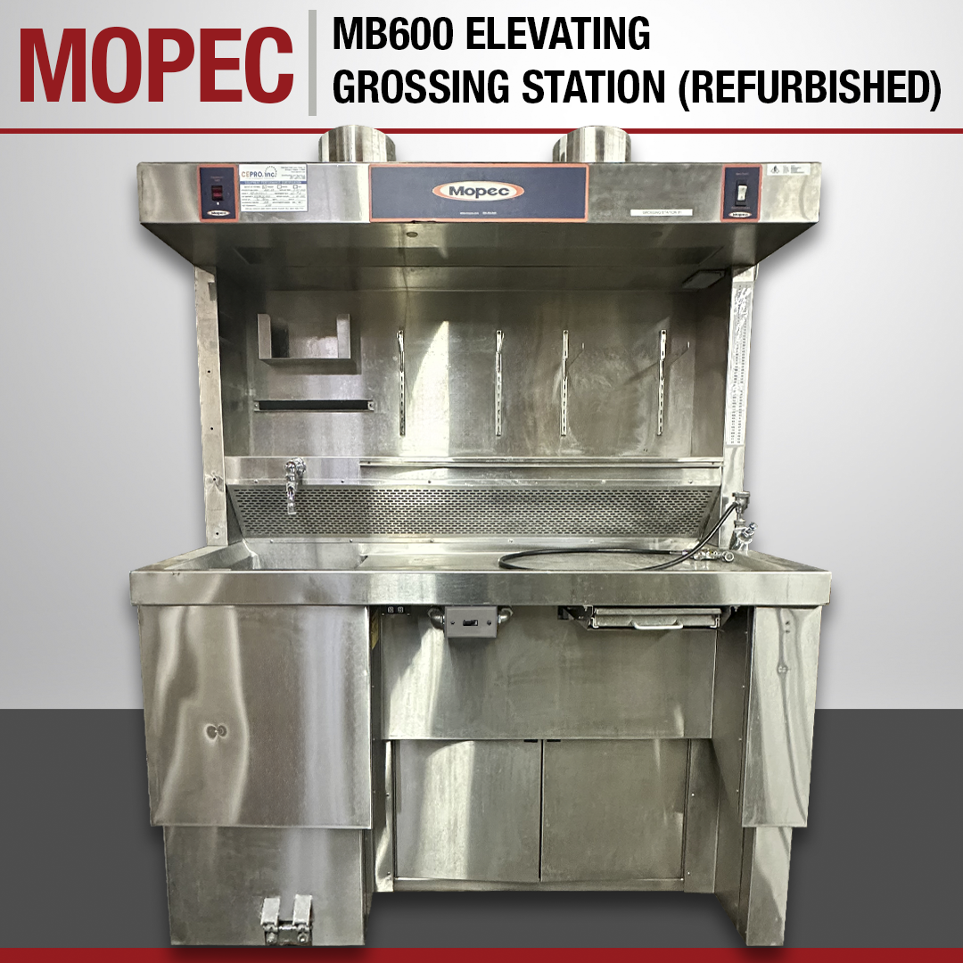 Mopec MB600 grossing station refurbished