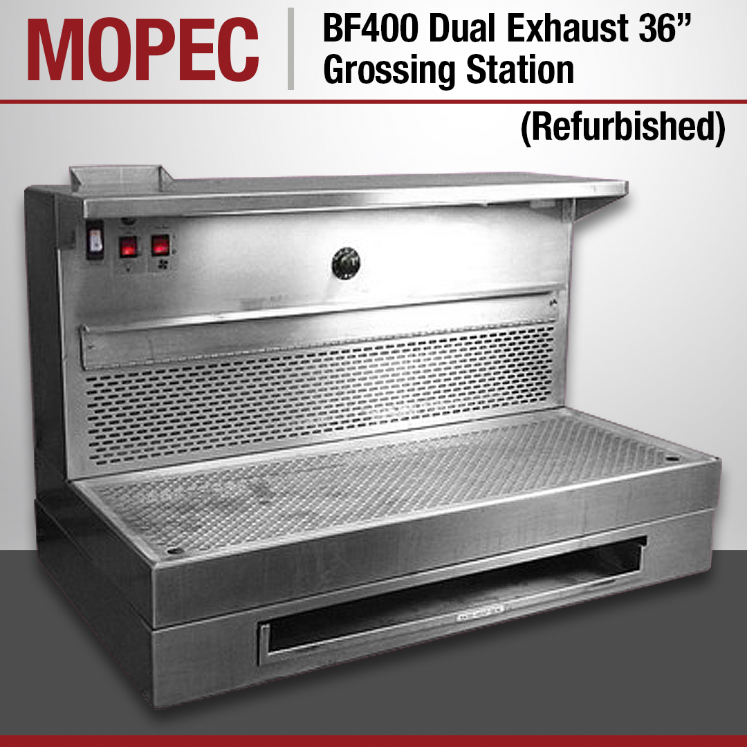 Mopec BF400 Dual Exhaust 36” Grossing Station