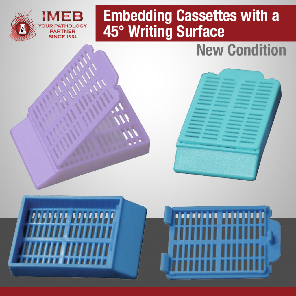 2025 Cassettes Gray BSC Embedding Cassettes 45 Degree