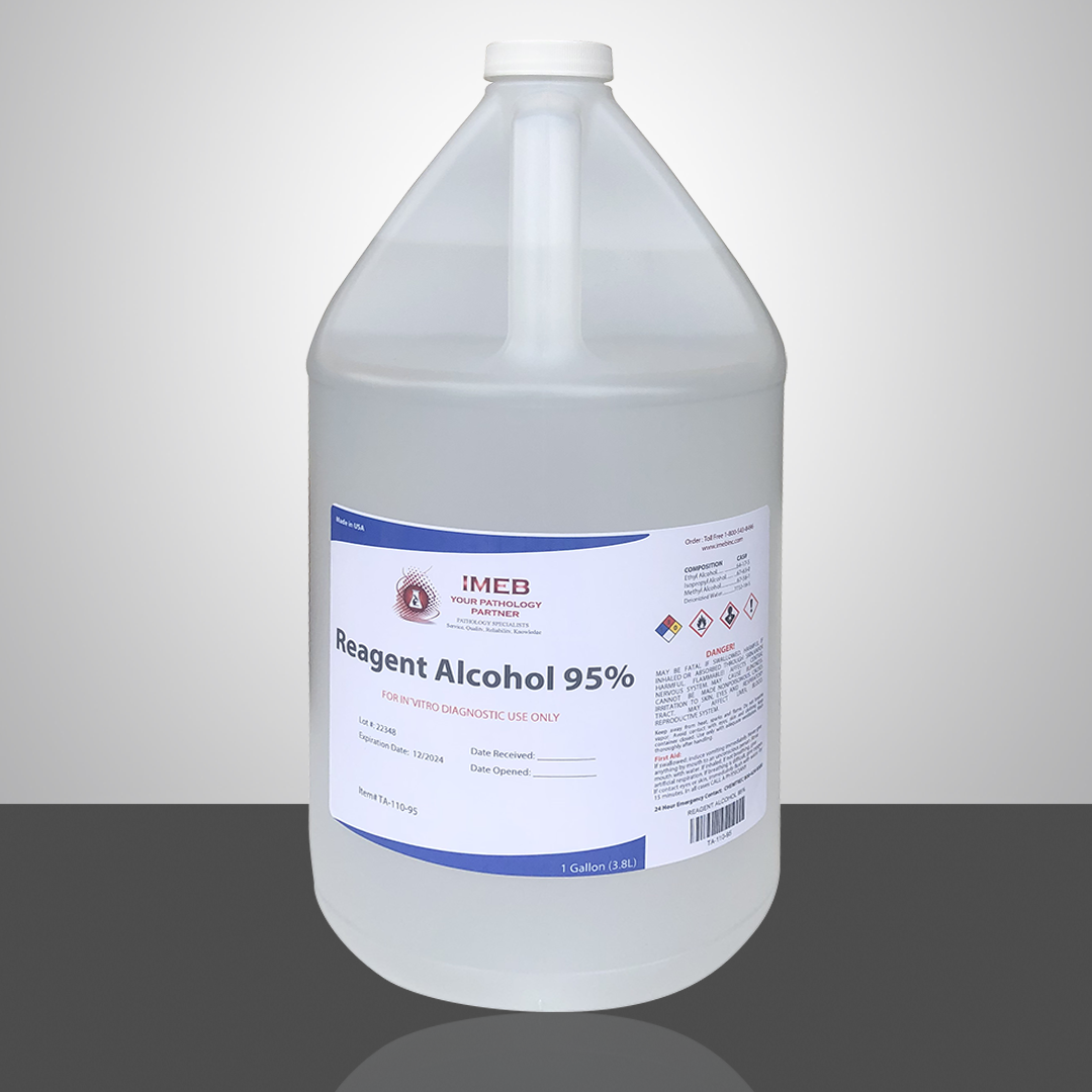 Lab Reagent Alcohol. Sign Pathology and Histology Lab Chemicals - IMEB Inc.