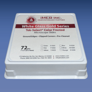 Gold Microscope Slides Box