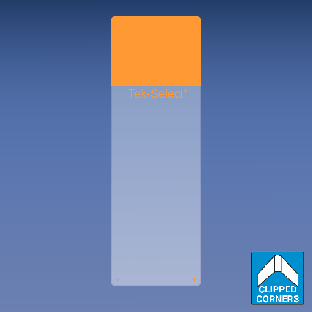 O-9256 Orange microscope slide