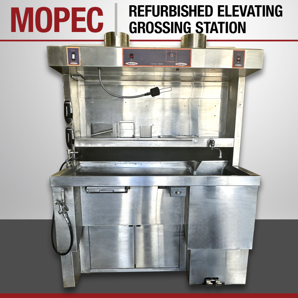 Mopec refurbished elevating grossing station