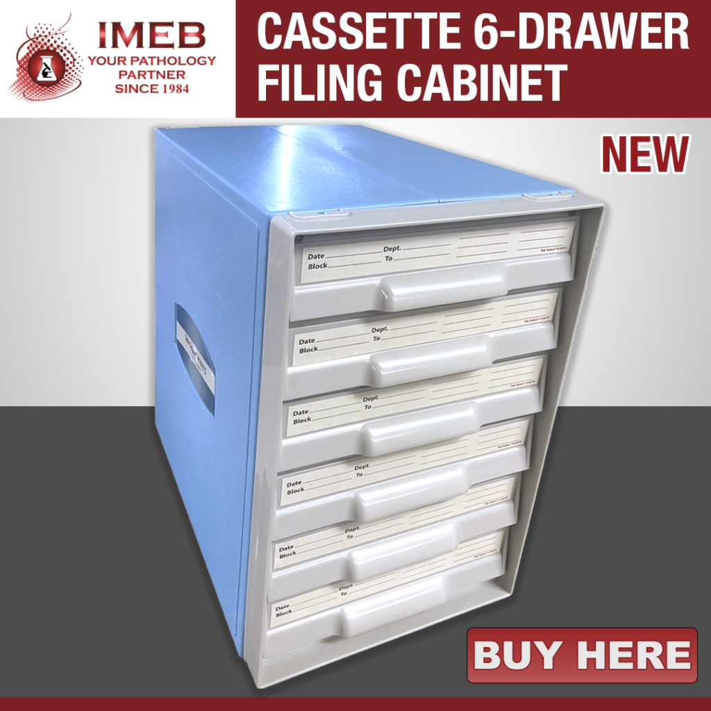 Cassette 6-drawer lab filing cabinet buy here